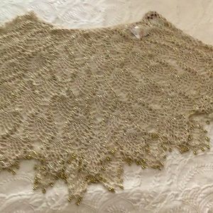 Lace poncho